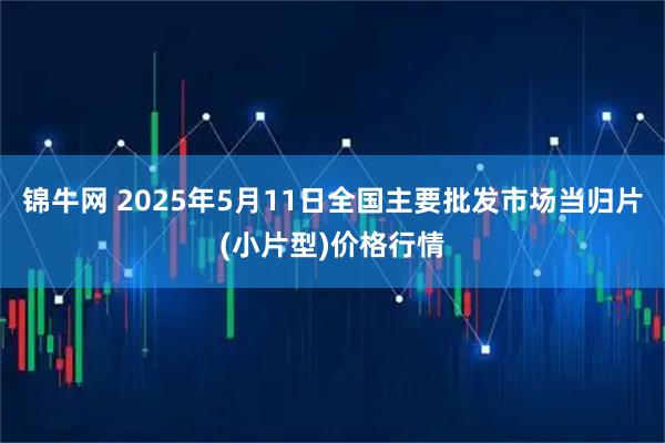 锦牛网 2025年5月11日全国主要批发市场当归片(小片型)价格行情